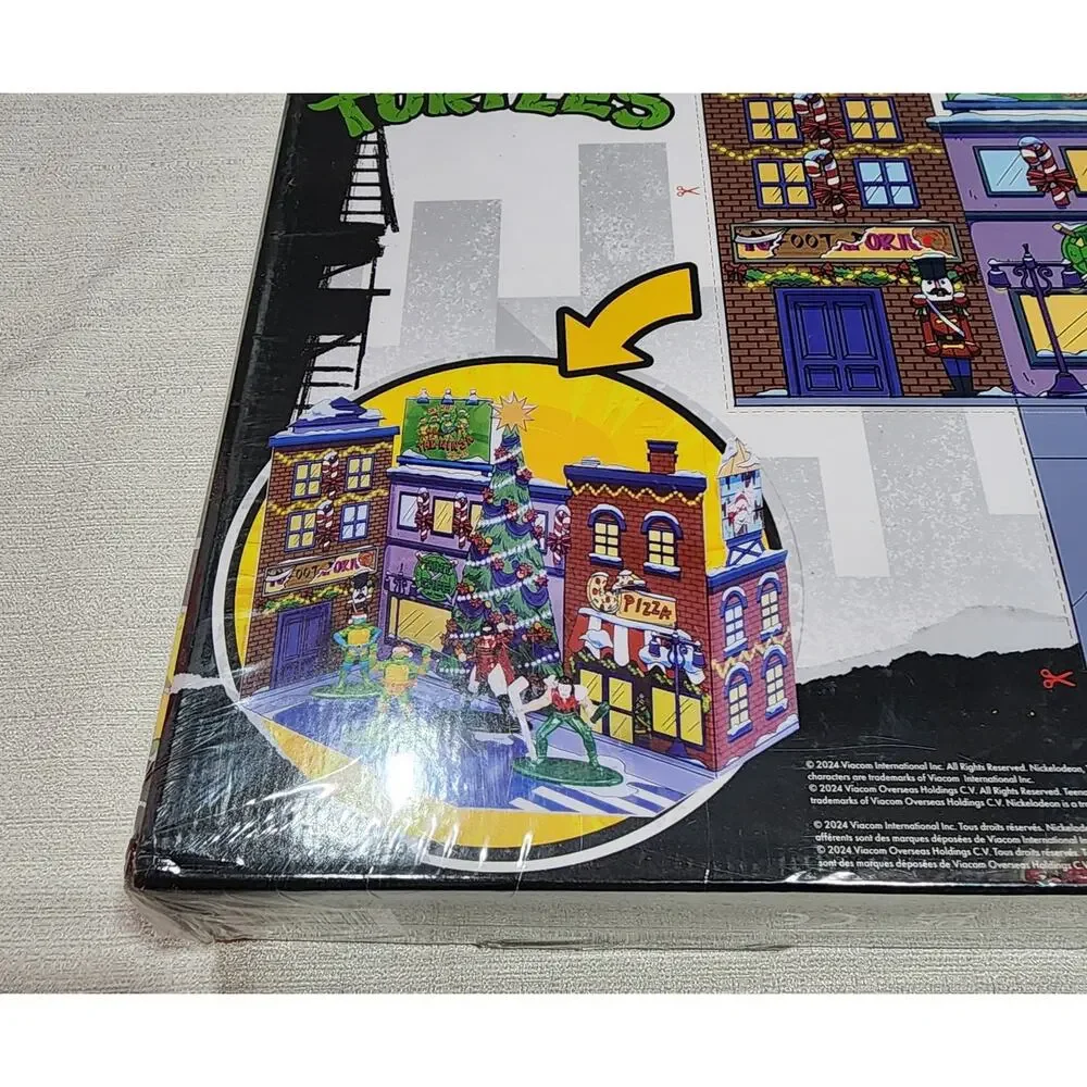 Ninja turtles Christmas Advent calendar 24 Die-cast Nano metalfigs 1:1